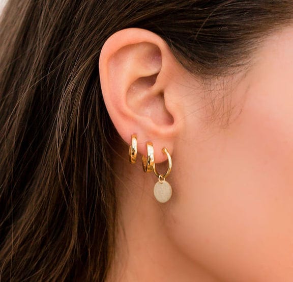 
                      
                        EAR-GPL Chloe Huggie Hoops in 14k Gold Plated Sterling Silver
                      
                    