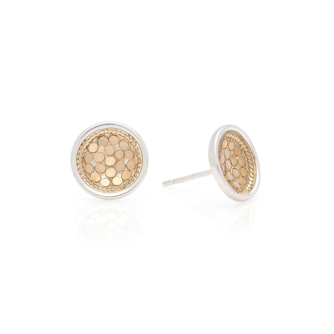 EAR-GPL Classic Dish Stud Earrings - Gold