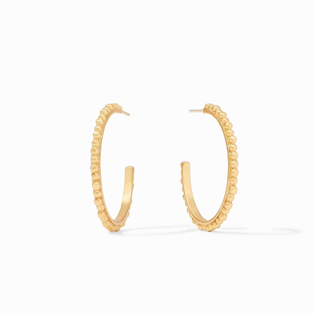 EAR-GPL Colette Bead Hoops - Medium