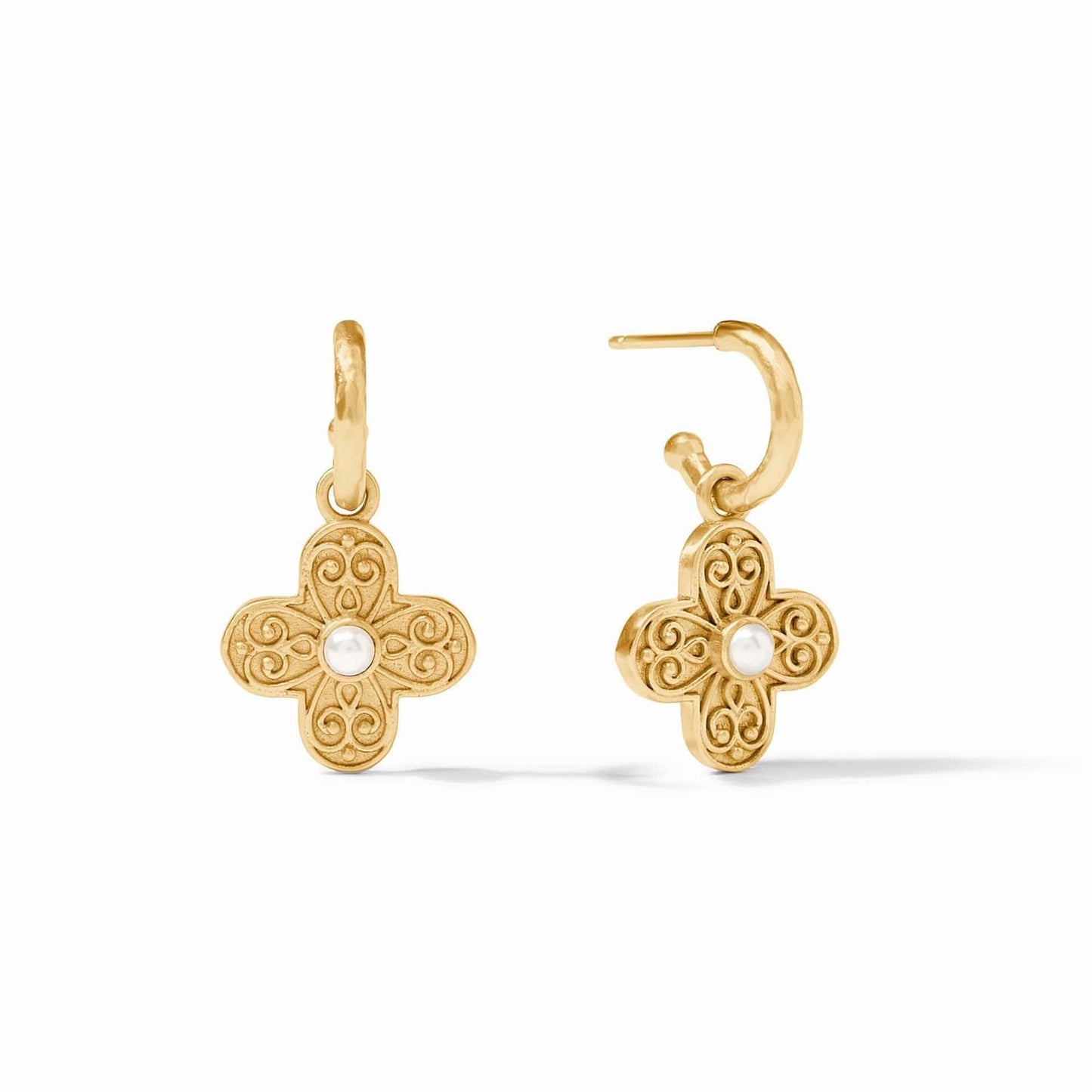 EAR-GPL Corinth Hoop & Charm Earring