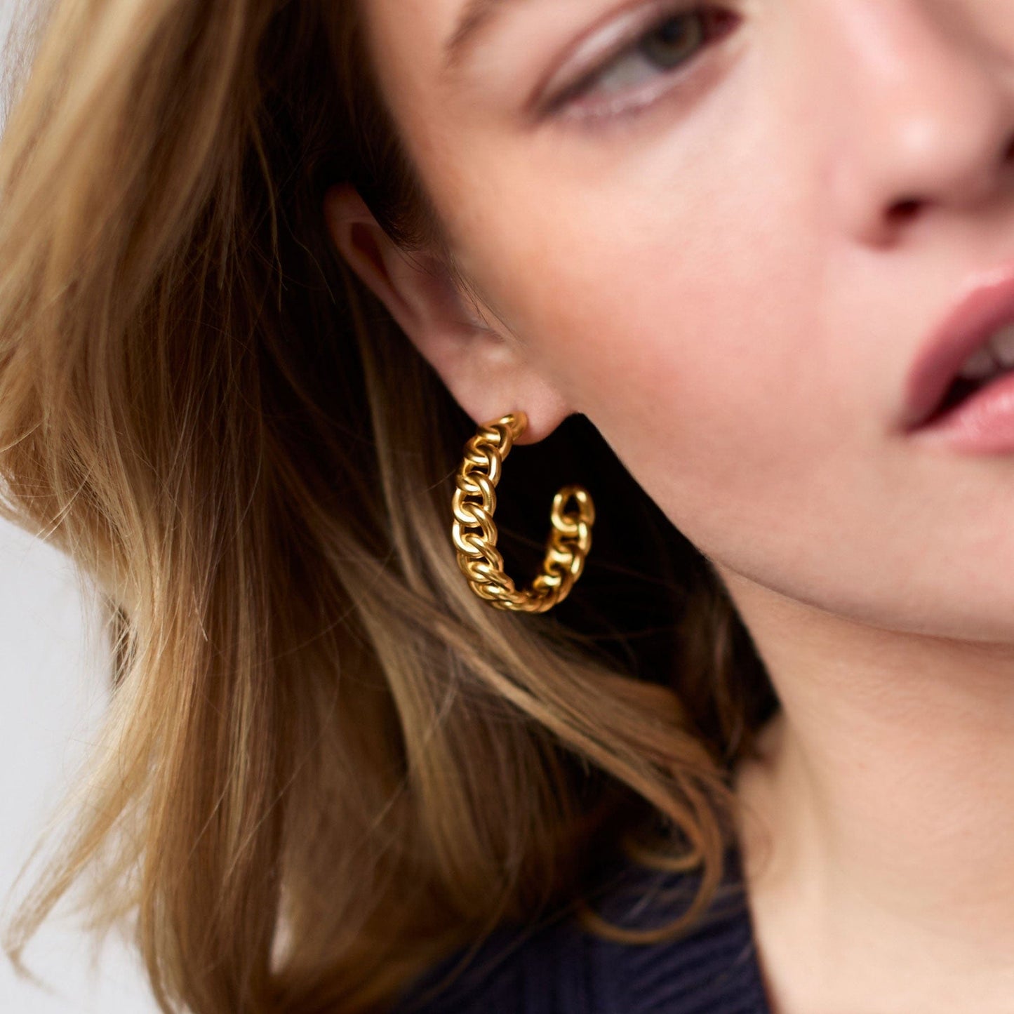 EAR-GPL Dolce Large Hoop Earrings