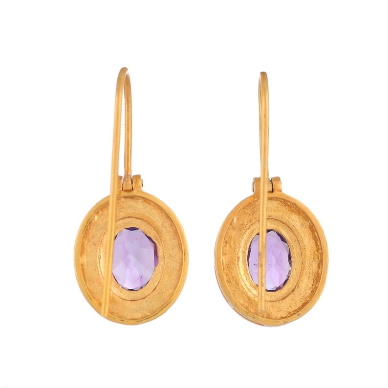 
                      
                        EAR-GPL "Dreamland" Enameled Amethyst Earrings
                      
                    