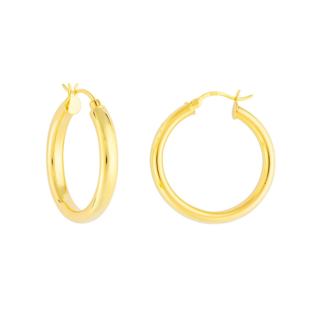 EAR-GPL Ella Everyday Hoops - 18K Gold Plated