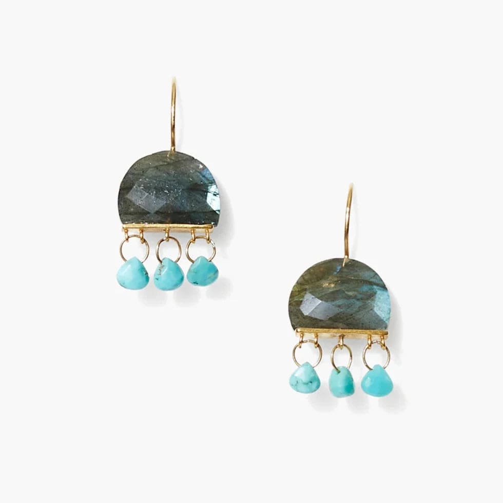 EAR-GPL Elsie Earrings Labradorite Mix