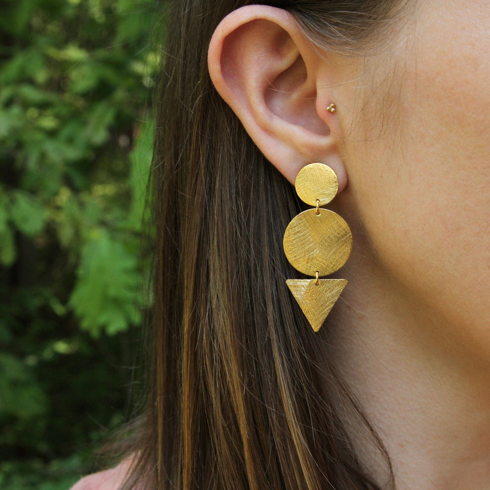 EAR-GPL Elza Shapes Earring