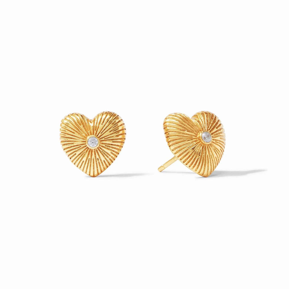 EAR-GPL Esme Heart Stud Earrings