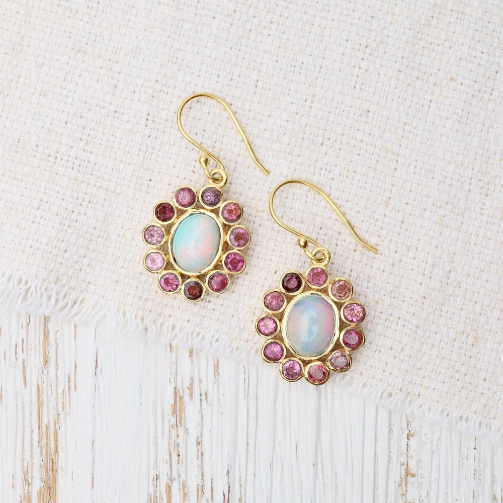 
                      
                        EAR-GPL Ethiopian Opal & Pink Tourmaline Earrings
                      
                    