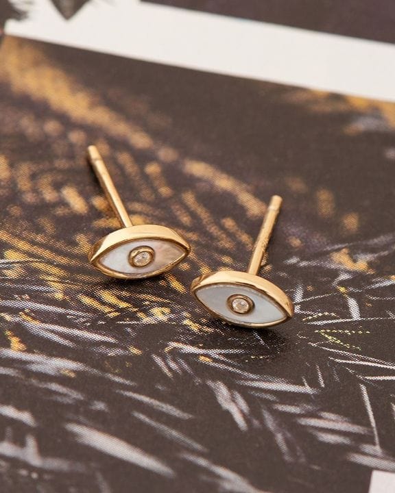 
                      
                        EAR-GPL Evil Eye Gold Stud Earrings
                      
                    