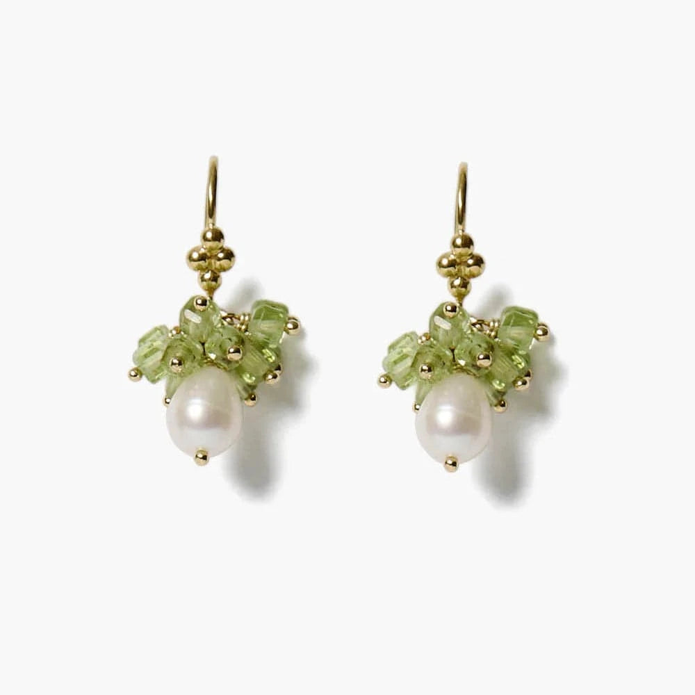 EAR-GPL Firework Earrings Peridot