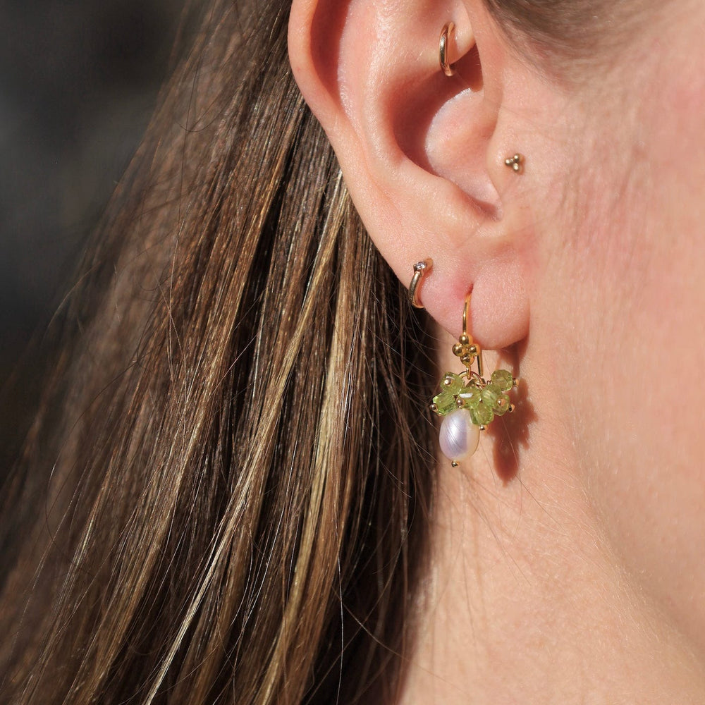 EAR-GPL Firework Earrings Peridot