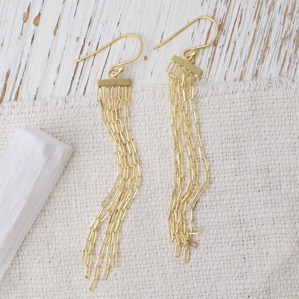 
                  
                    EAR-GPL Five Long Link Chains Earrings
                  
                