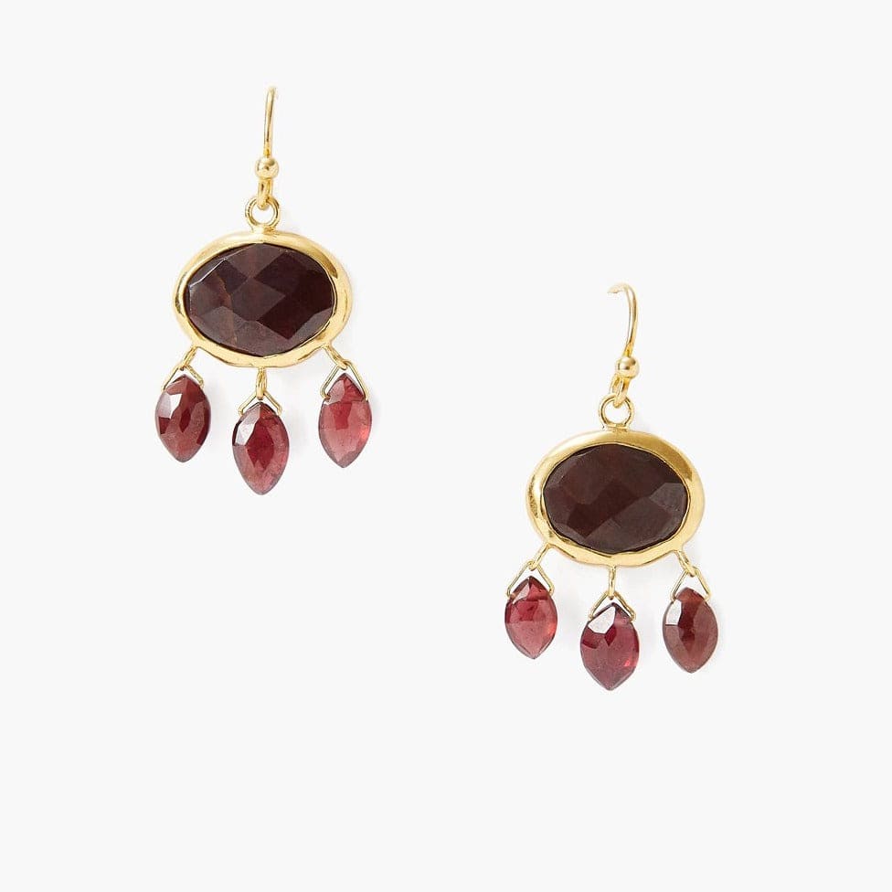 
                      
                        EAR-GPL Garnet Voyage Triple Drop Earrings
                      
                    