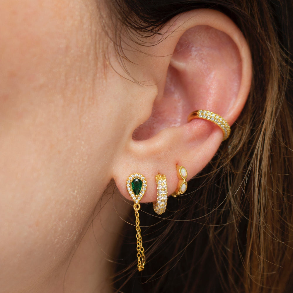 
                      
                        EAR-GPL Geni Cz Huggies in Gold Plated Silver
                      
                    