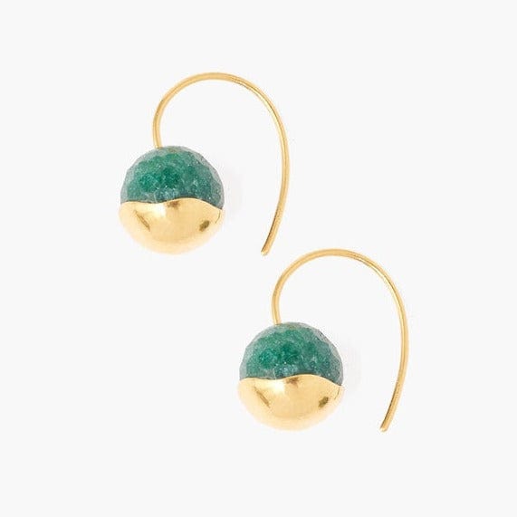 
                      
                        EAR-GPL Gold-Dipped Indian Aventurine Earrings
                      
                    