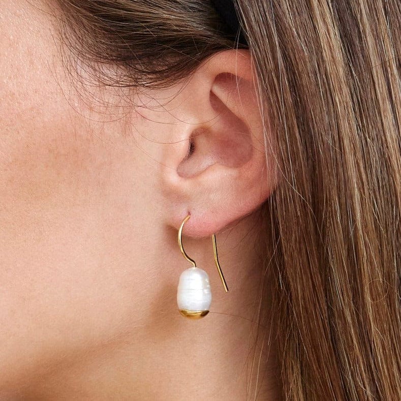 
                      
                        EAR-GPL Gold-Dipped Pearl Drop Earrings
                      
                    