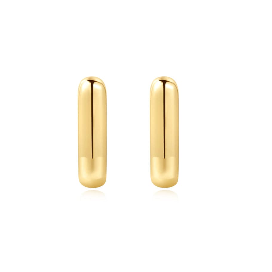 
                  
                    EAR-GPL Gold Dome Oval Huggie Earrings
                  
                