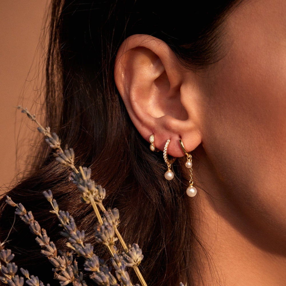 EAR-GPL Gold Elsie Hoops