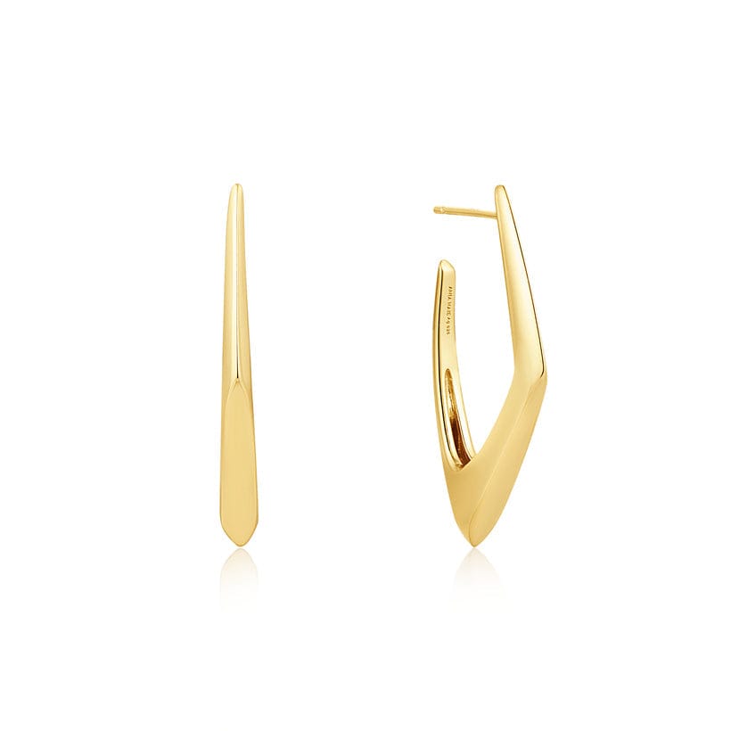 EAR-GPL Gold Geometric Hoop Earrings