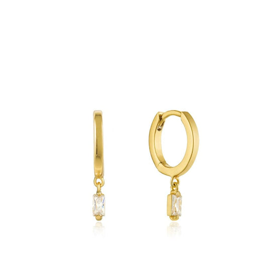 EAR-GPL Gold Glow Huggie Hoops