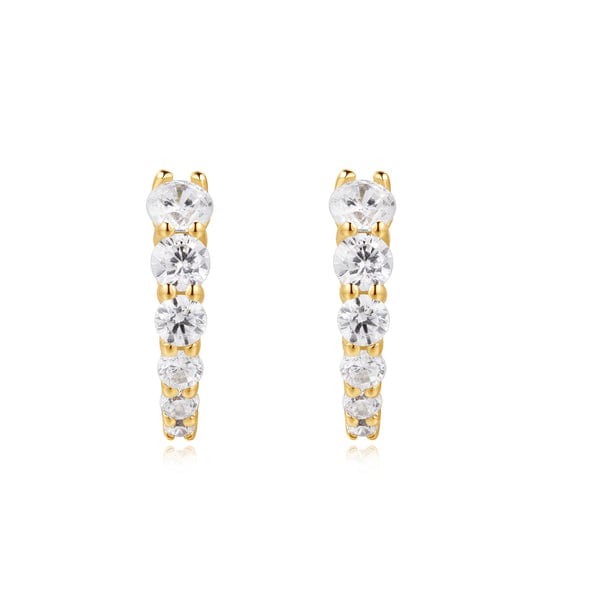 
                  
                    EAR-GPL Gold Graident Pave Huggie Earrings
                  
                