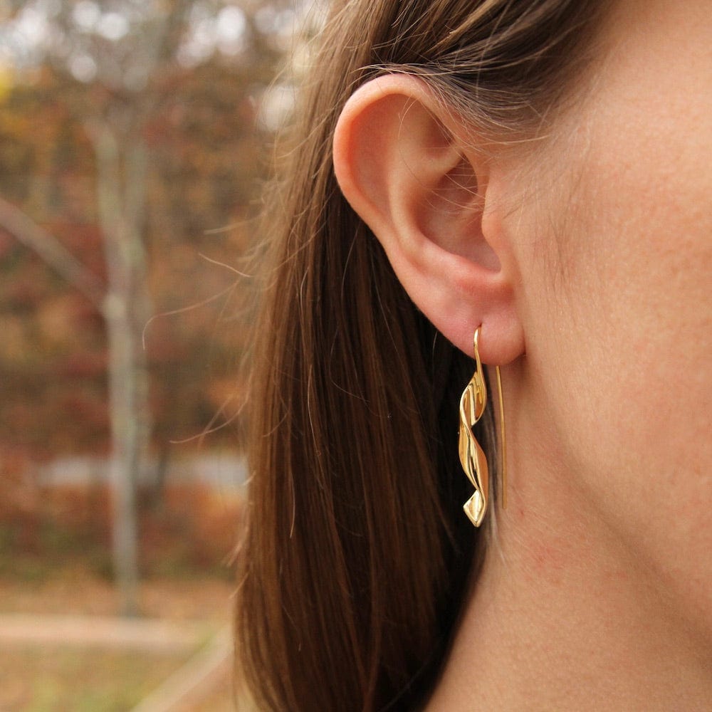 EAR-GPL Gold Helix Hook Earrings