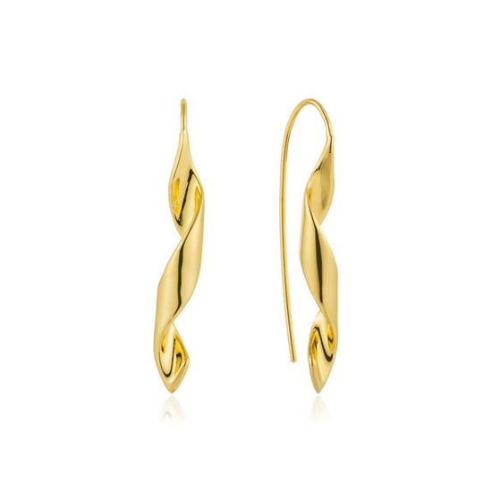 Load image into Gallery viewer, EAR-GPL Gold Helix Hook Earrings
