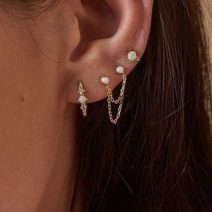 
                      
                        EAR-GPL Gold Kyoto Opal Oval Huggie Hoop Earrings
                      
                    