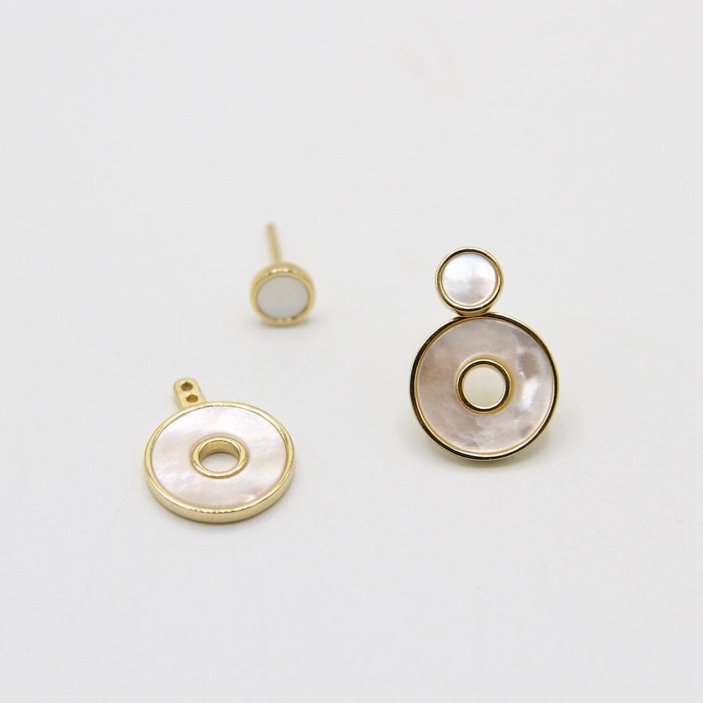 
                      
                        EAR-GPL Gold Mother Of Pearl Disc Ear Jackets
                      
                    