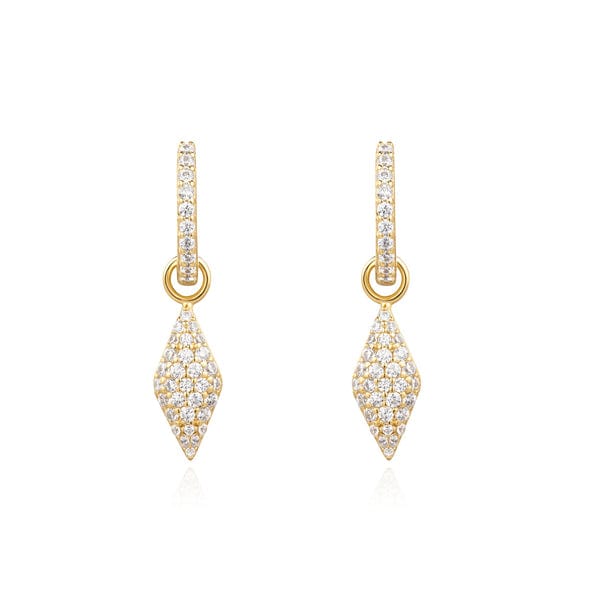 
                  
                    EAR-GPL Gold Pave Sparkle Drop Huggie Earrings
                  
                