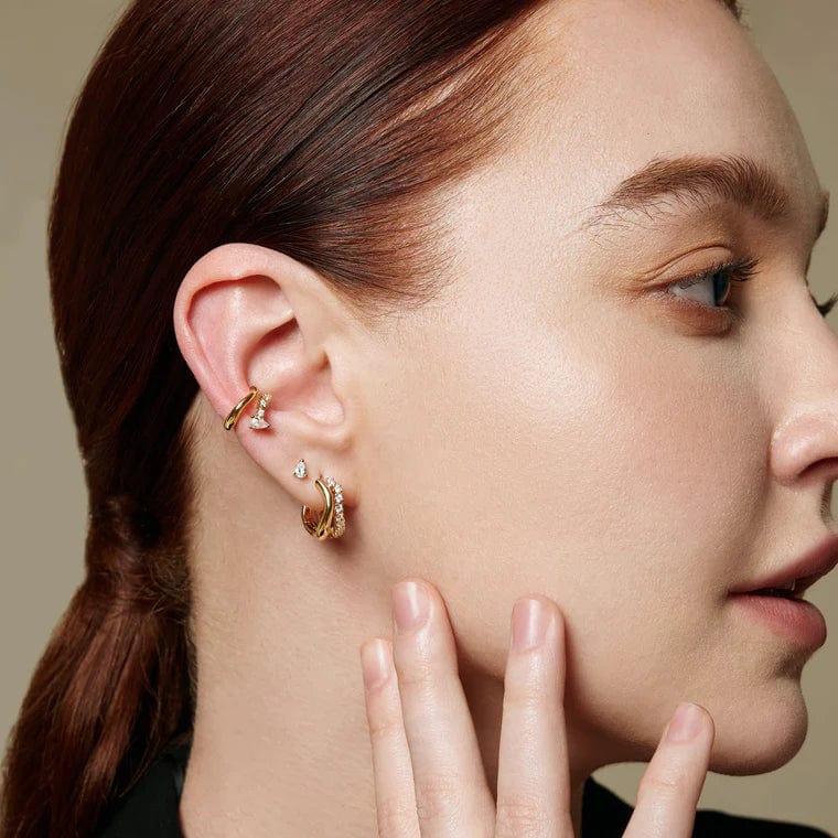 EAR-GPL Gold Pear Studs