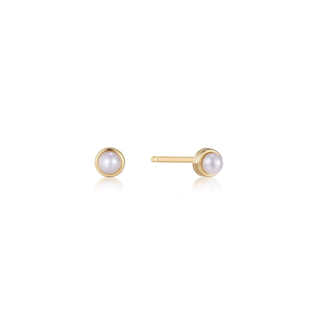 
                      
                        EAR-GPL Gold Pearl Cabochon Stud Earrings
                      
                    