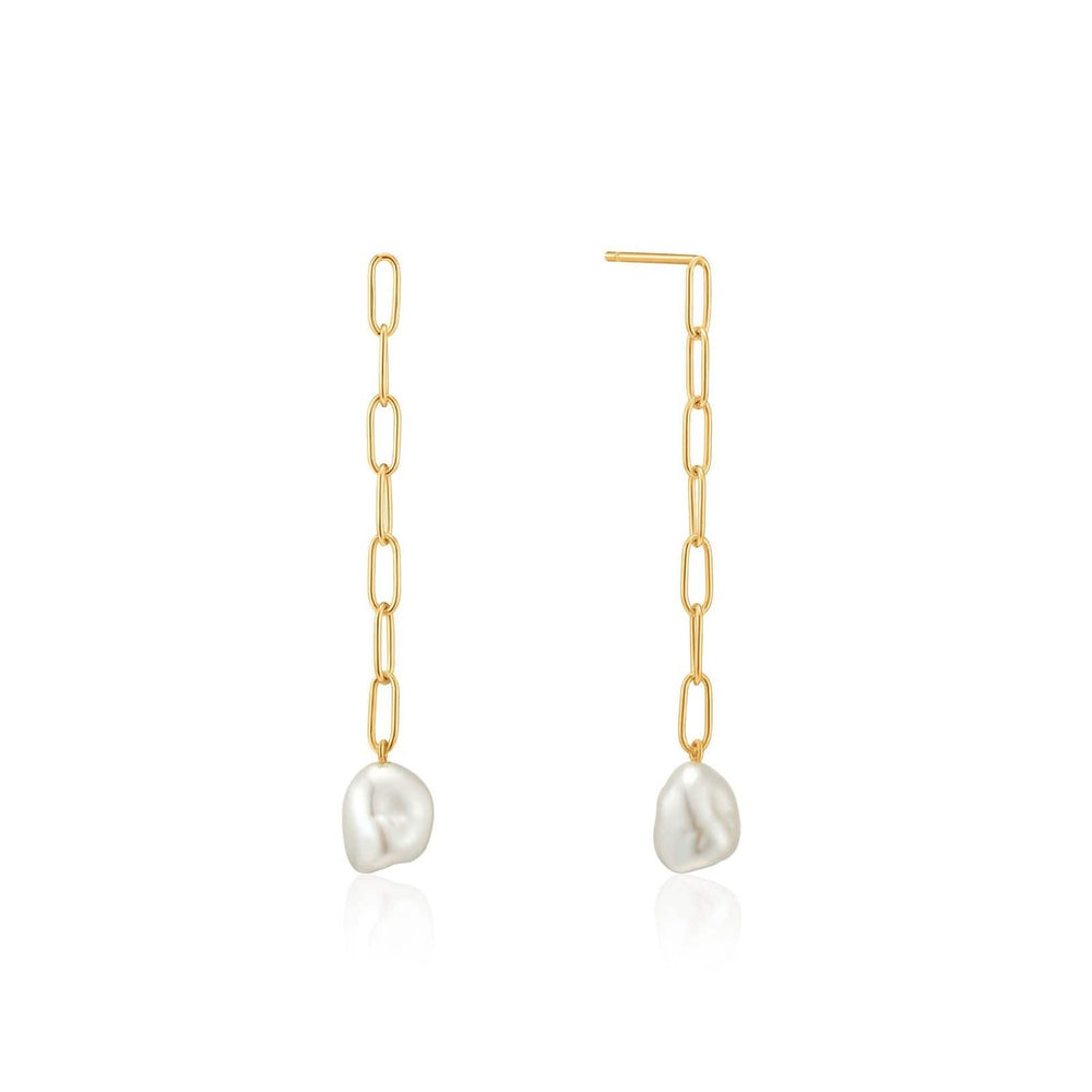 
                      
                        EAR-GPL Gold Pearl Chunky Drop Earrings
                      
                    