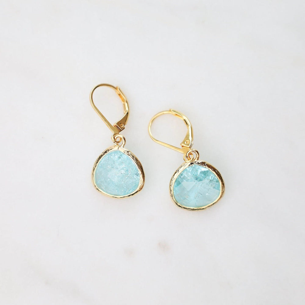 
                      
                        EAR-GPL Gold Plated Aqua Rock Crystal Lever Back Earrings
                      
                    