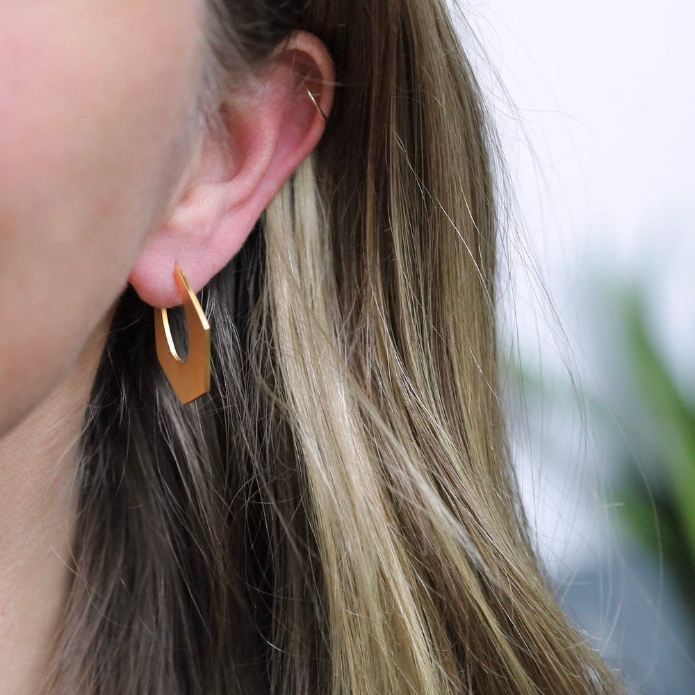 
                  
                    EAR-GPL Gold Plated Brass Medium Four Corner Hoop Earrings
                  
                