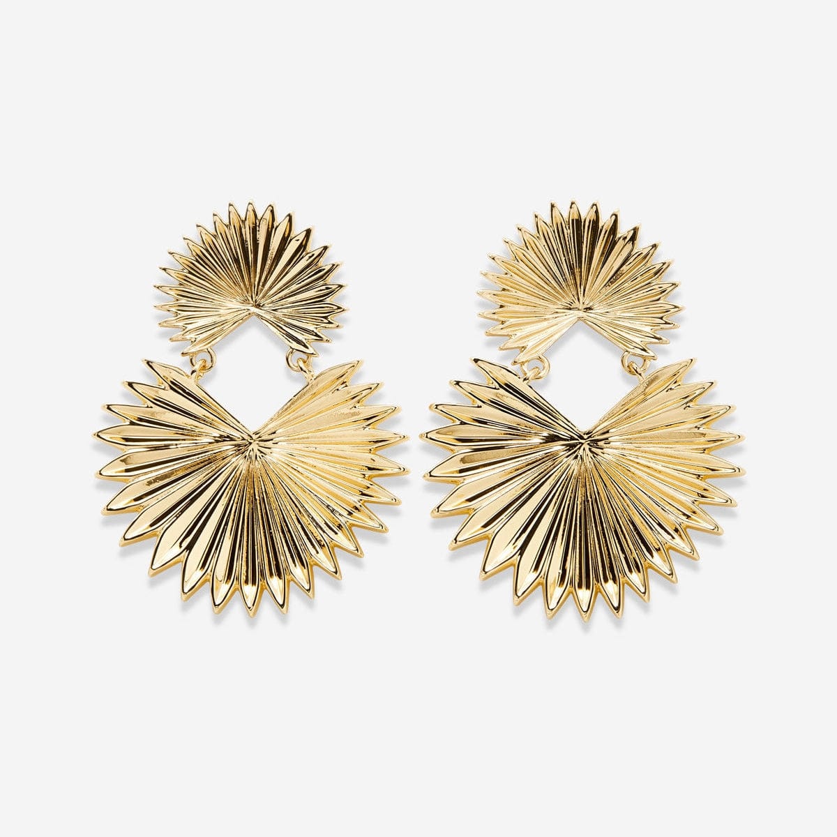 EAR-GPL Gold Plated Breathe Statement Earrings