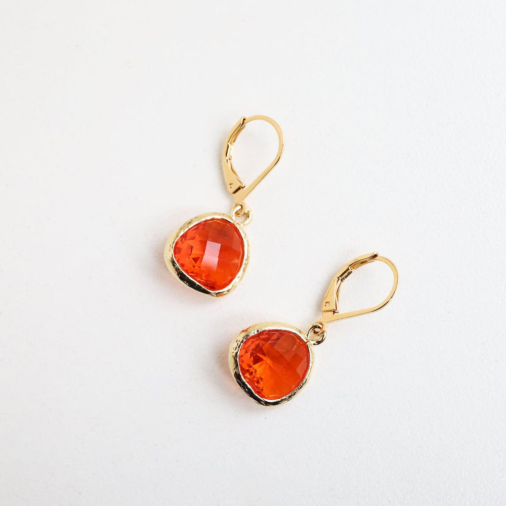 
                  
                    EAR-GPL Gold Plated Carnelian Crystal Lever Back Earring
                  
                