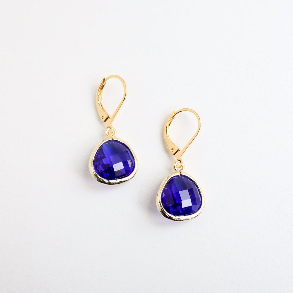 
                      
                        EAR-GPL Gold Plated Cobalt Crystal Lever Back Earring
                      
                    