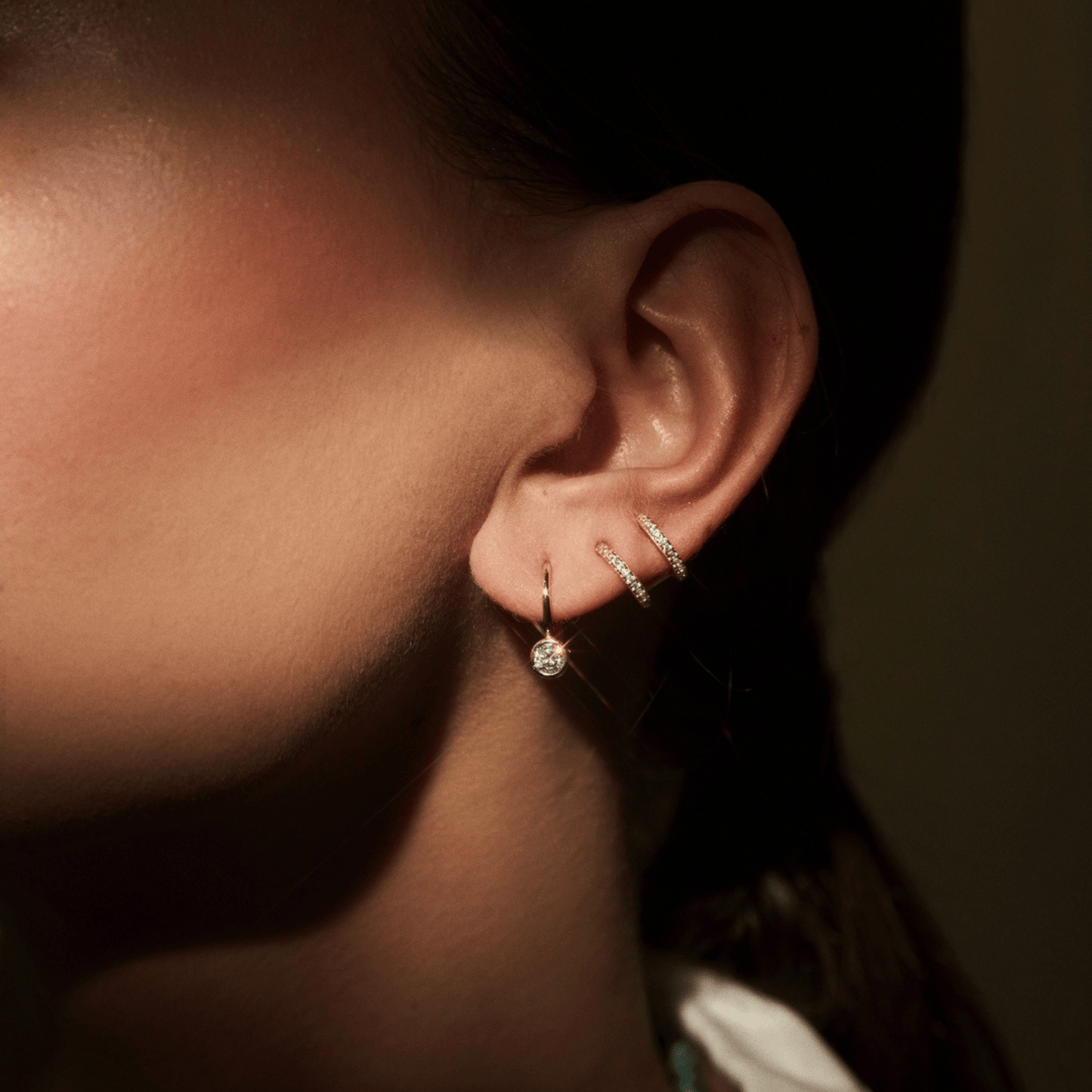EAR-GPL Gold Plated Delaney Huggie Hoops