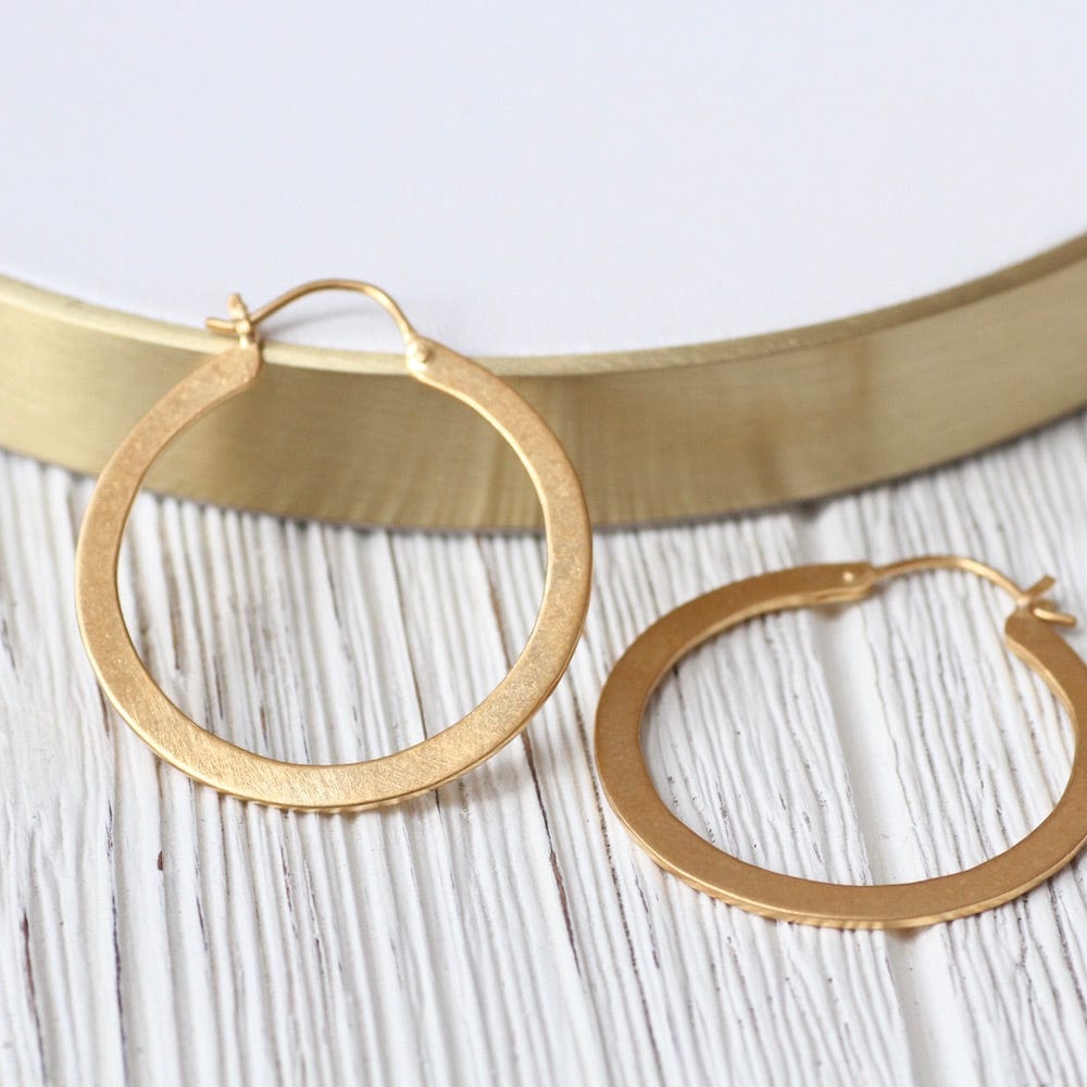 
                      
                        EAR-GPL Gold Plated Flat Medium Hoop Earring
                      
                    