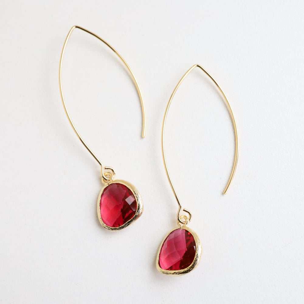 
                      
                        EAR-GPL Gold Plated Fuchsia Crystal Earring
                      
                    