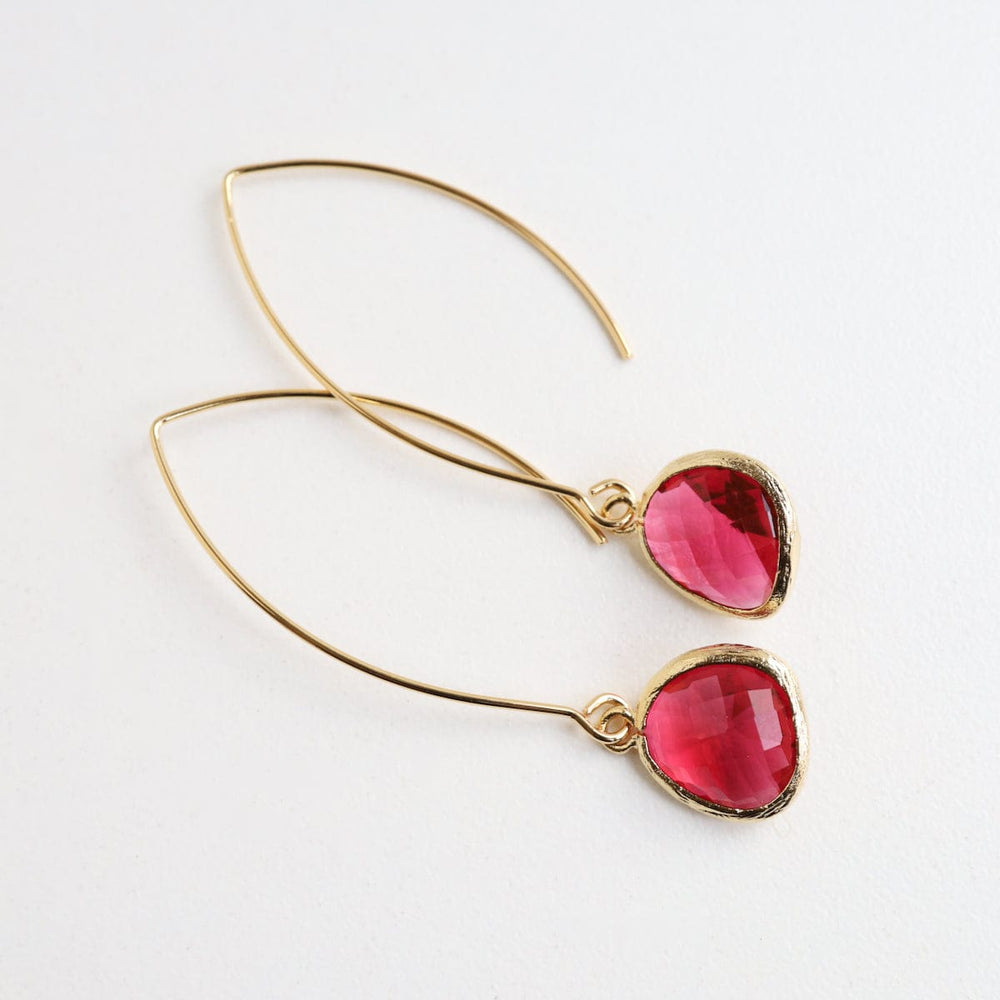 
                      
                        EAR-GPL Gold Plated Fuchsia Crystal Earring
                      
                    