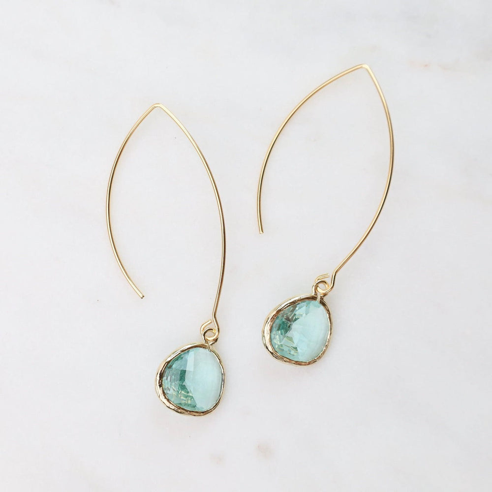 
                      
                        EAR-GPL Gold Plated Gem Dangle Earrings - Erinite
                      
                    