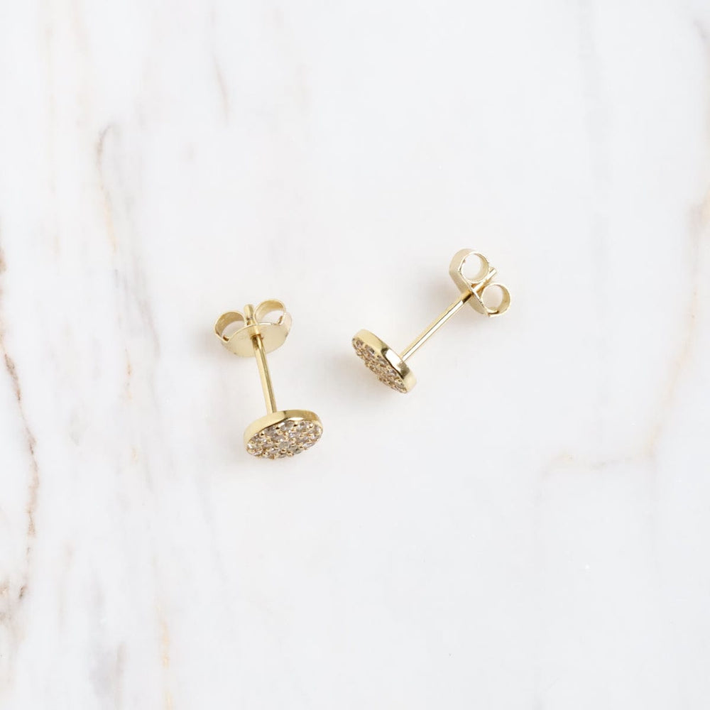 
                      
                        EAR-GPL Gold Plated Juliet Pave Stud Earrings
                      
                    