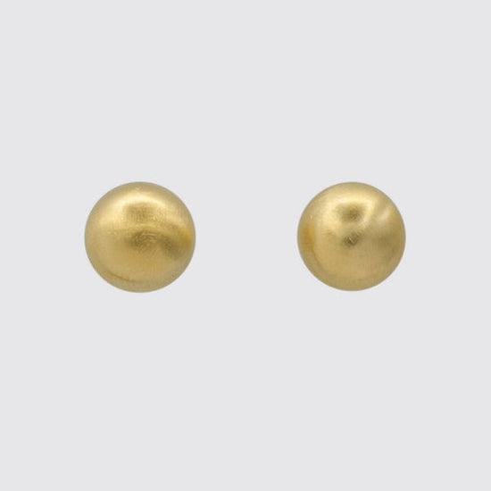 EAR-GPL Gold Plated Large Ball Stud Earrings