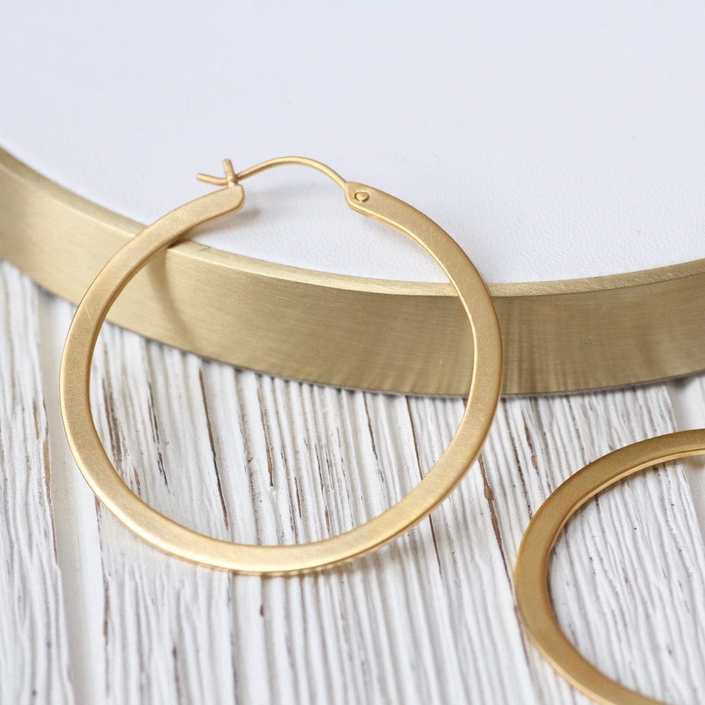 
                      
                        EAR-GPL Gold Plated Large Flat Hoop Earrings
                      
                    