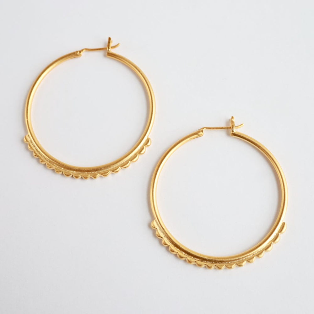 
                  
                    EAR-GPL Gold Plated Large Tuareg Inspired Hoop Earrings
                  
                