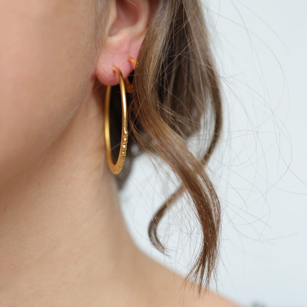 
                  
                    EAR-GPL Gold Plated Large Tuareg Inspired Hoop Earrings
                  
                