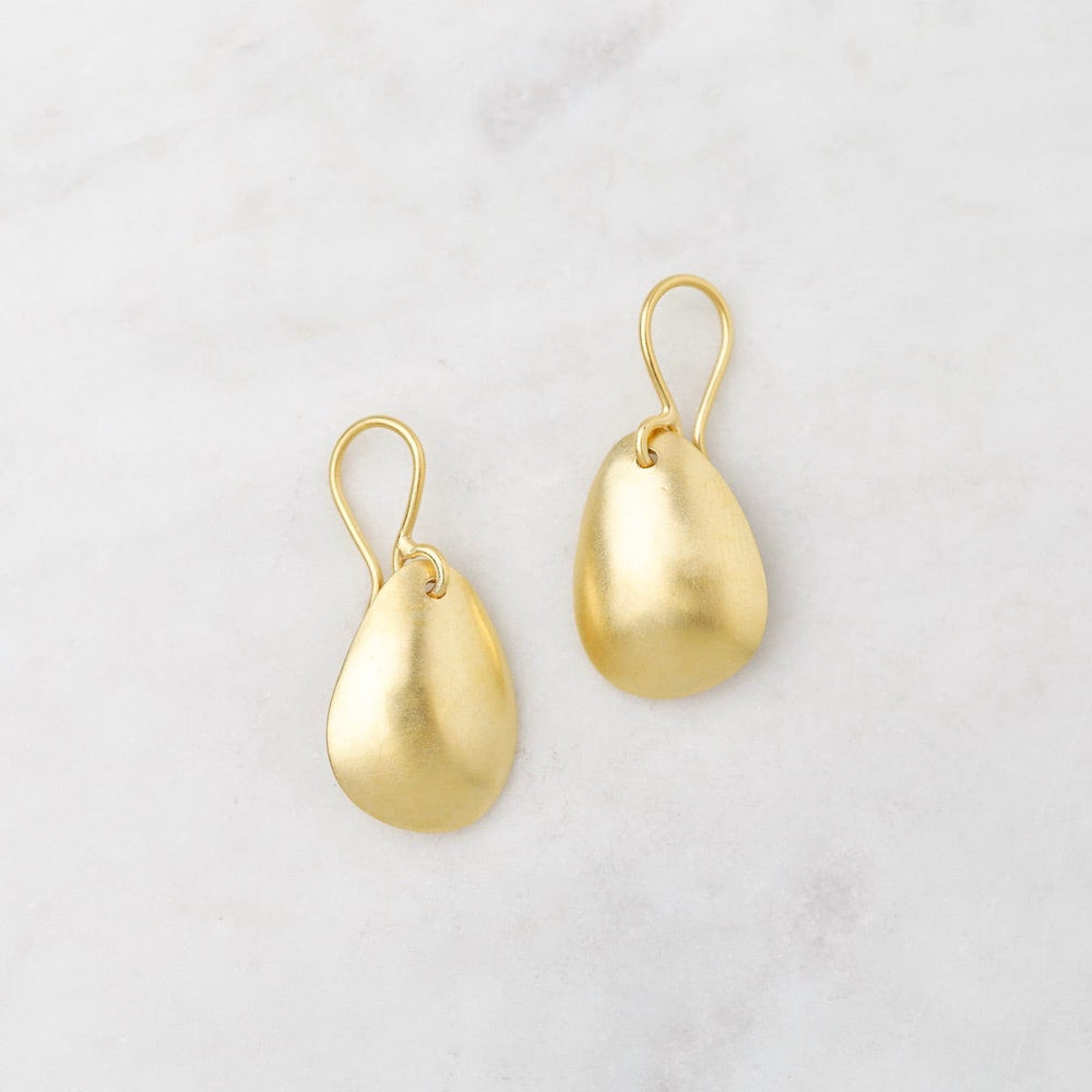 
                      
                        EAR-GPL Gold Plated Organic Shaped Domed Drop Earrings
                      
                    