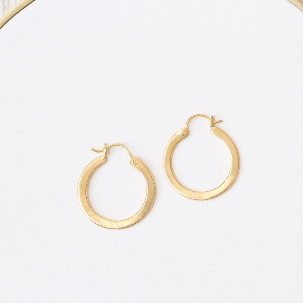 
                      
                        EAR-GPL Gold Plated Small Flat Hoop
                      
                    