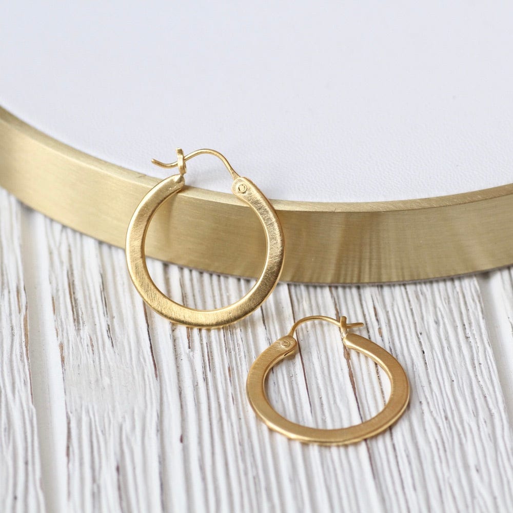 
                      
                        EAR-GPL Gold Plated Small Flat Hoop
                      
                    